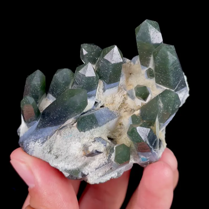 Natural Green Quartz Cluster, Mineral Specimen: Inner Mongolia,China (70*40*40MM) - image 6
