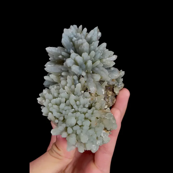 Natural Green Quartz Cluster, Mineral Specimen: Inner Mongolia,China (75*105*85MM) - image 5