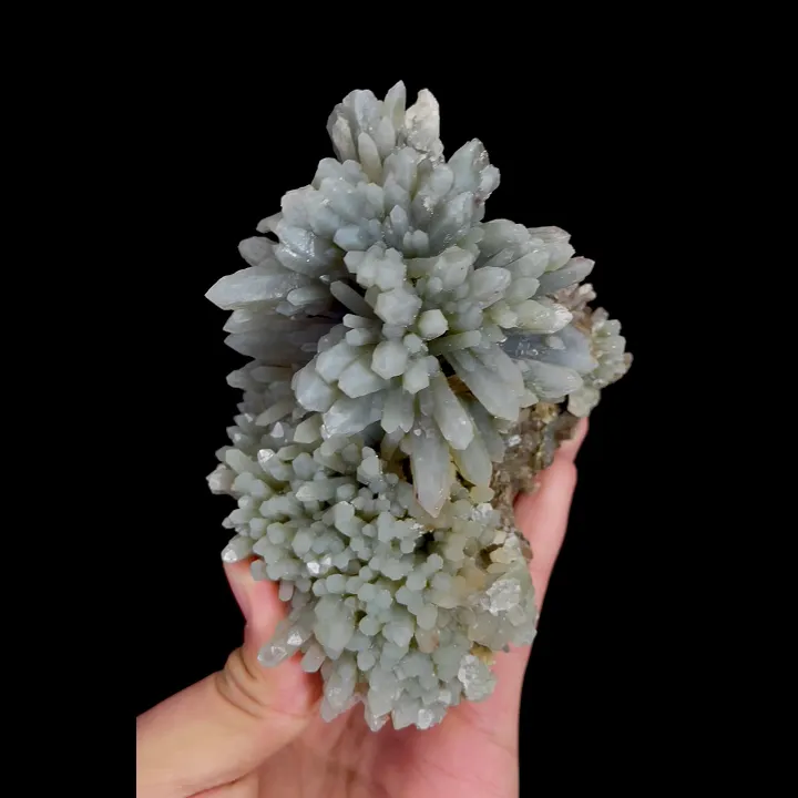 Natural Green Quartz Cluster, Mineral Specimen: Inner Mongolia,China (75*105*85MM) - image 4