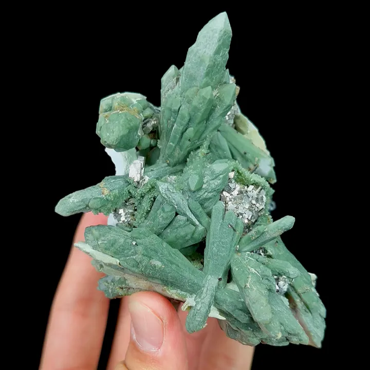 Natural Green Quartz Cluster, Mineral Specimen: Inner Mongolia,China (80*100*70MM) - image 4