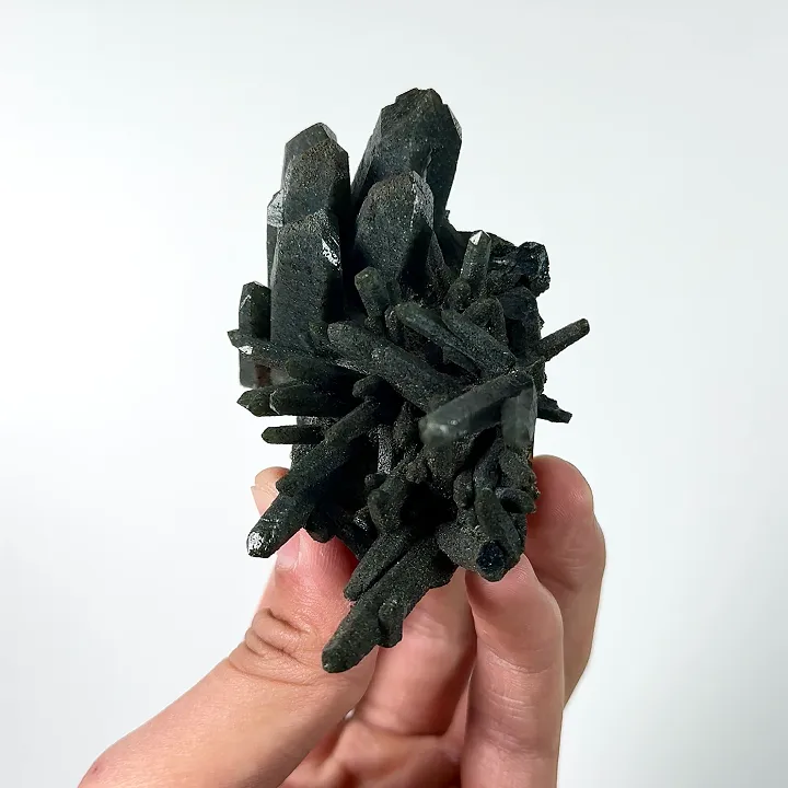 Natural Green Quartz Cluster, Mineral Specimen:Inner Mongolia,China (50*75*55MM) image