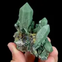 Natural Green Quartz Cluster, Mineral Specimen:Inner Mongolia,China (70*35*65MM) - image 4