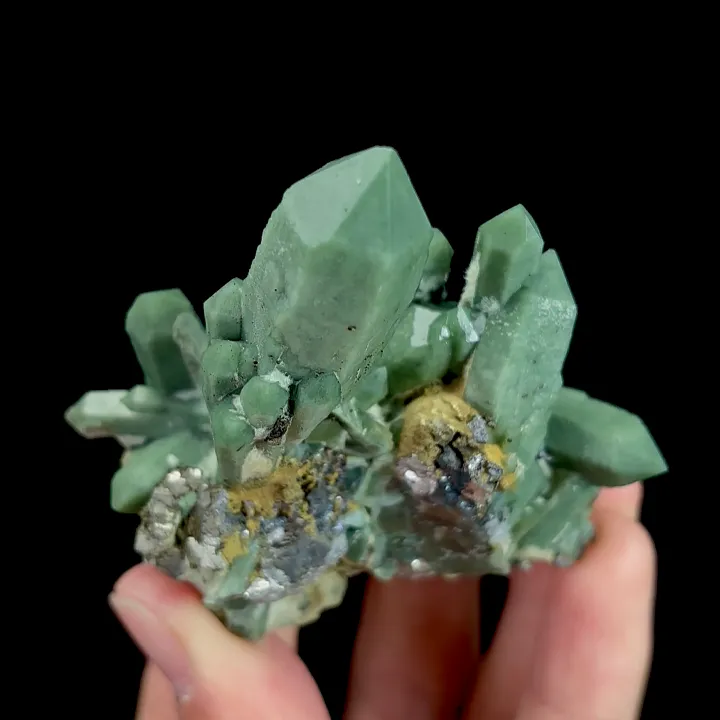Natural Green Quartz Cluster, Mineral Specimen:Inner Mongolia,China (70*35*65MM) - image 3