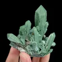 Natural Green Quartz Cluster, Mineral Specimen:Inner Mongolia,China (70*35*65MM) - image 2