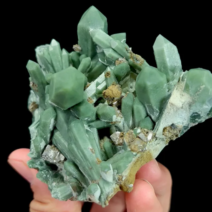 Natural Green Quartz Cluster, Mineral Specimen:Inner Mongolia,China (85*80*50MM) - image 4