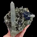 Natural Green Quartz Cluster with Goethite and Hedenbergite, Mineral Specimen: Huanggangliang,Inner Mongolia (130*100*85MM) - image 2