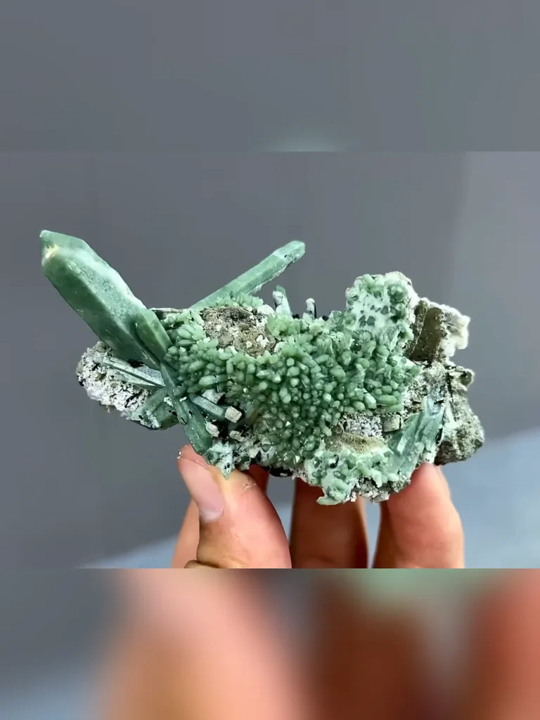Natural Green Quartz comes from Inner Mongolia,China 90*40*40MM - image 3