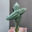 Natural Green Quartz Crystal Tower comes from Huanggangliang,Inner Mongolia 30*19*40MM - image 1