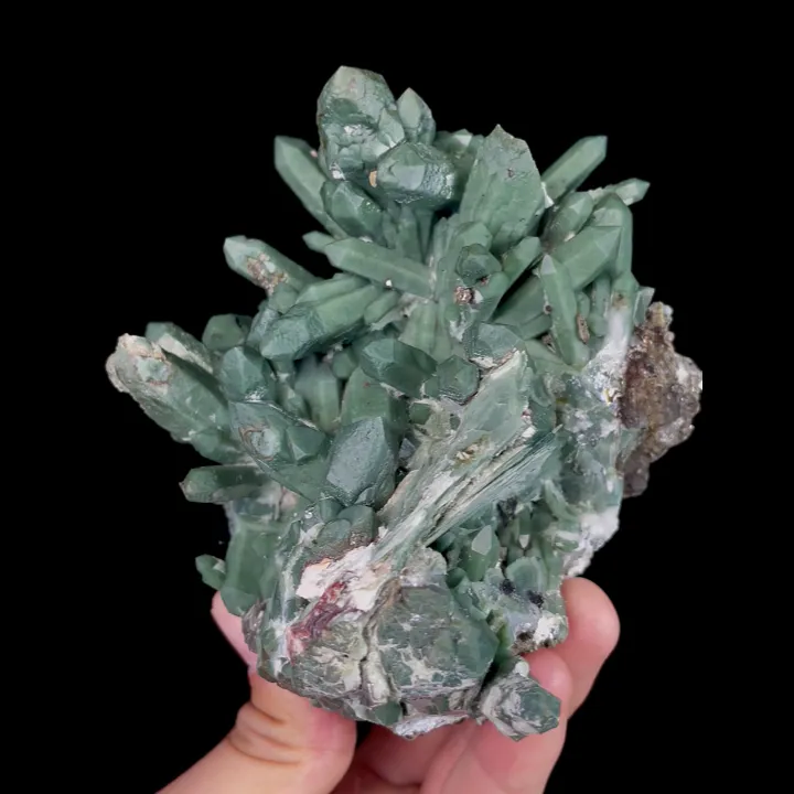 Natural Green Quartz, Mineral Specimen: Inner Mongolia,China (105*90*30MM) image