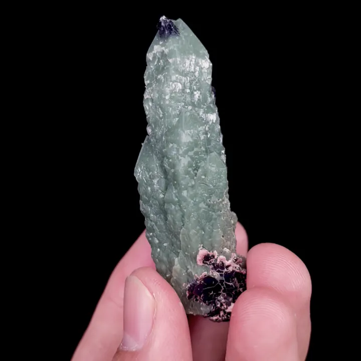Natural Green Quartz Tower, Mineral Specimen: Inner Mongolia,China (20*60*20MM) image