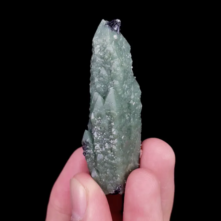 Natural Green Quartz Tower, Mineral Specimen: Inner Mongolia,China (20*60*20MM) - image 6