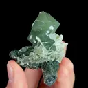 Natural Green Quartz Tower, Mineral Specimen: Inner Mongolia,China (50*55*40MM) - image 2