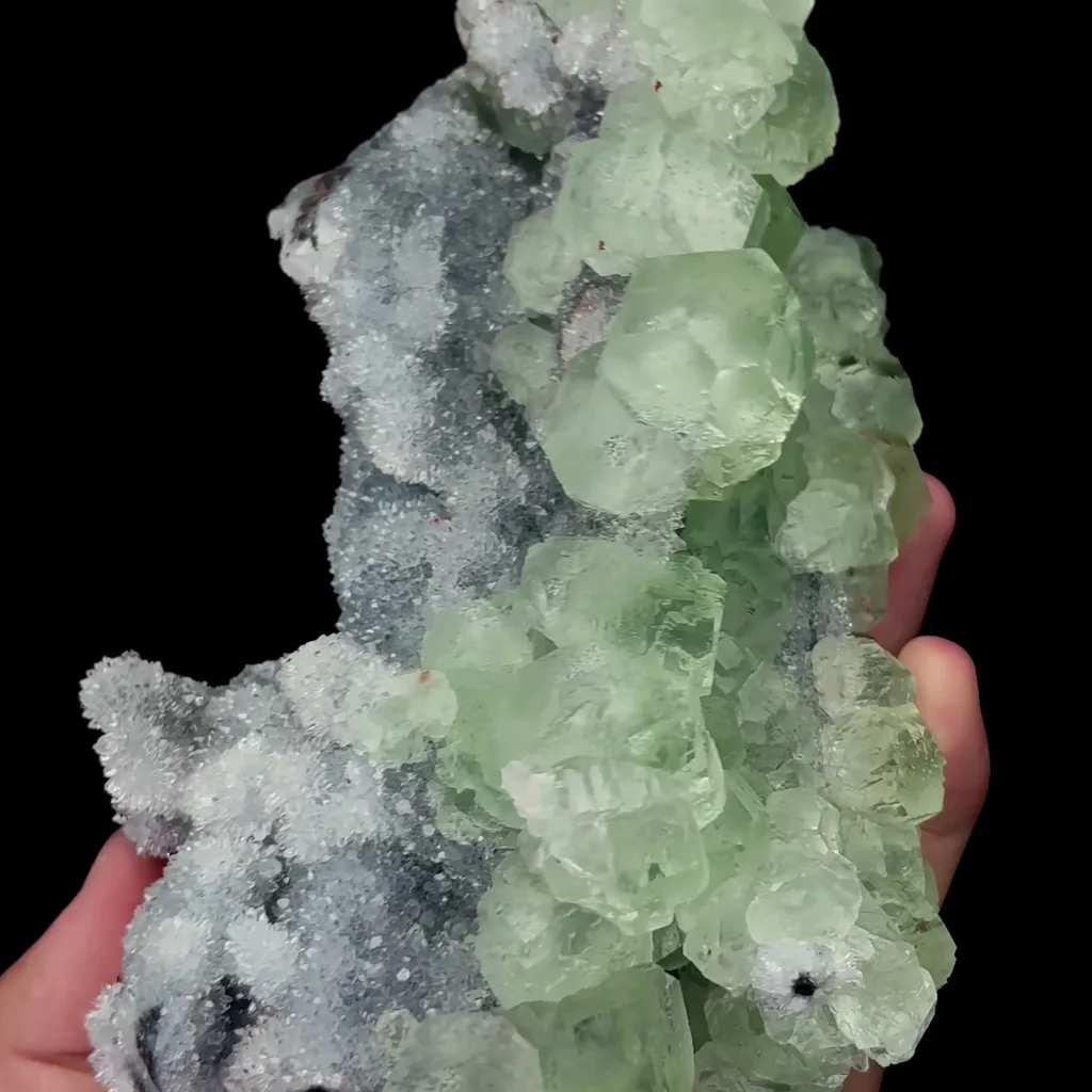 Natural Green Spherical Fluorite and Crystal Mineral Specimen,High Quality Specimen,FUJIAN,CHINA(172*108*75mm) - image 3