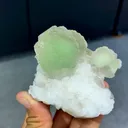 Natural Green Spherical Fluorite comes from Jiangxi,China 100*85*70MM - image 1