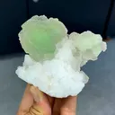 Natural Green Spherical Fluorite comes from Jiangxi,China 100*85*70MM - image 3