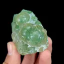Natural Green Spherical Fluorite, Mineral Specimen:Henan,China (65*40*25MM) - image 4