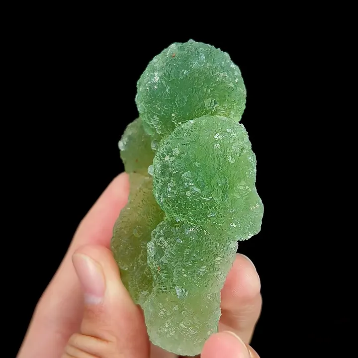Natural Green Spherical Fluorite, Mineral Specimen:Henan,China (80*45*25MM) - image 3