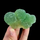 Natural Green Spherical Fluorite, Mineral Specimen:Henan,China (80*45*25MM) - image 2
