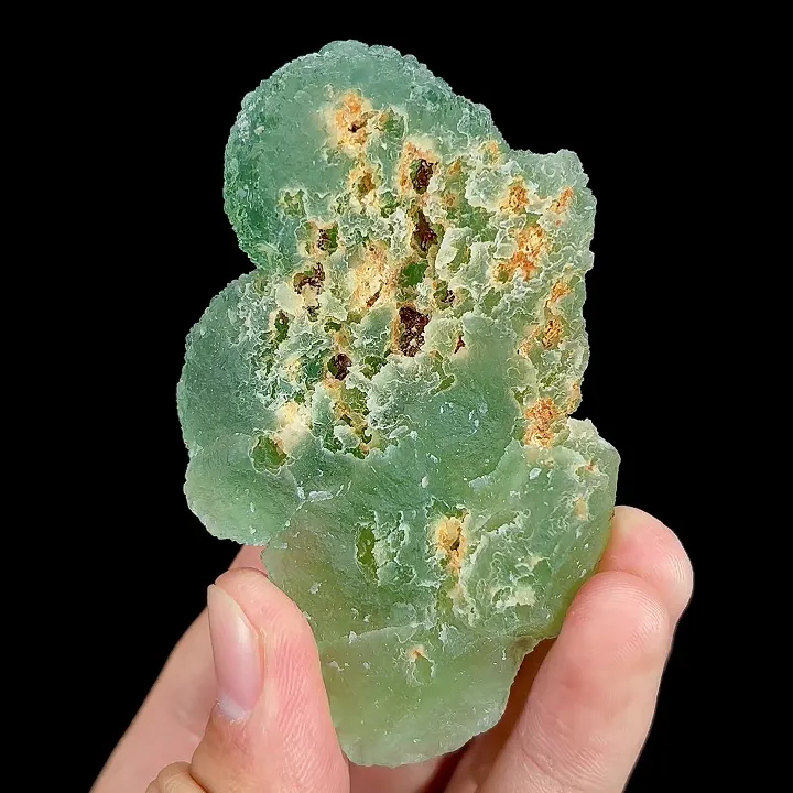Natural Green Spherical Fluorite, Mineral Specimen:Henan,China (80*45*25MM) - image 4