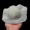 Natural Green Spherical Fluorite Mineral Specimen,High Quality Specimen,FUJIAN,CHINA(144*123*85mm) - image 1