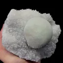 Natural Green Spherical Fluorite Mineral Specimen,High Quality Specimen,FUJIAN,CHINA(144*123*85mm) - image 2