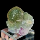 Natural Green Spherical Fluorite, Mineral Specimen:Zhejiang,China (65*65*40MM) - image 3