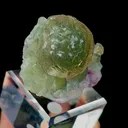 Natural Green Spherical Fluorite, Mineral Specimen:Zhejiang,China (65*65*40MM) - image 2