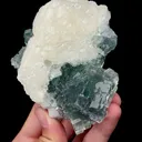 Natural Green Stepped Fluorite and Calcite Mineral Specimen,High Quality Specimen,XIANGHUALING,HUNAN,CHINA(90*83*72mm) - image 4
