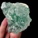 Natural Green Stepped Fluorite and Calcite Mineral Specimen,High Quality Specimen,XIANGHUALING,HUNAN,CHINA(90*83*72mm) - image 3