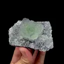 Natural Green Stepped Fluorite and Crystal Mineral Specimen,High Quality Specimen,FUJIAN,CHINA(80*50*43mm) - image 4