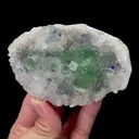 Natural Green Stepped Fluorite and Crystal Mineral Specimen,High Quality Specimen,FUJIAN,CHINA(92*63*30mm) - image 4