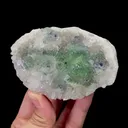 Natural Green Stepped Fluorite and Crystal Mineral Specimen,High Quality Specimen,FUJIAN,CHINA(92*63*30mm) - image 1
