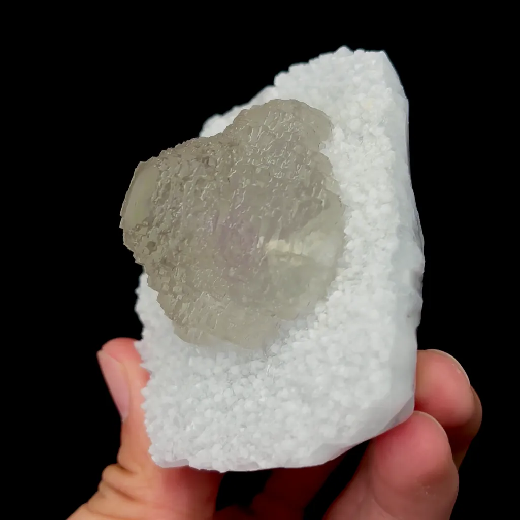 Natural Green Stepped Fluorite and Quartz Mineral Specimen,High Quality Specimen,FUJIAN,CHINA(76*58*41mm) - image 3