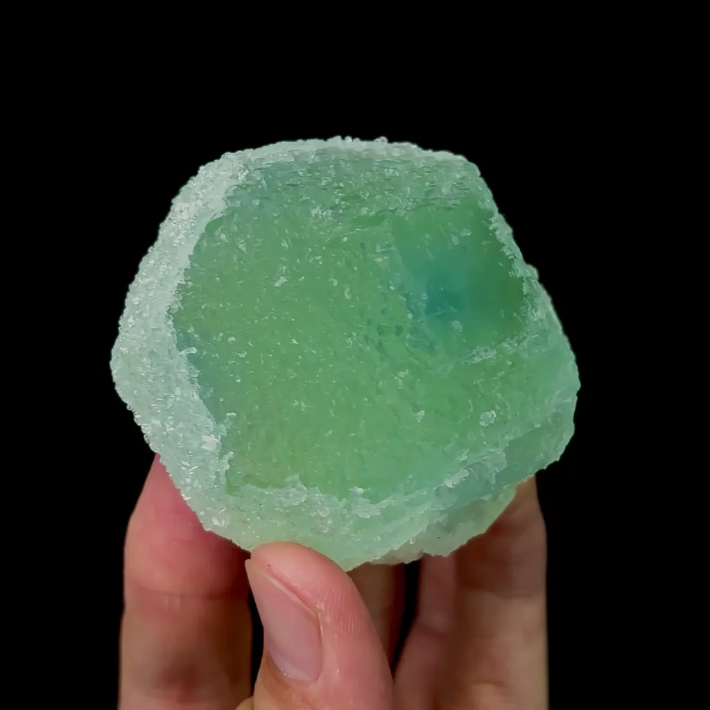 Natural Green Stepped Fluorite Mineral Specimen,High Quality Specimen,FUJIAN,CHINA(66*61*35mm) - image 2