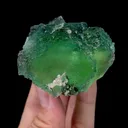 Natural Green Stepped Fluorite Mineral Specimen,High Quality Specimen,YAO GANG XIAN,HUNAN,CHINA(64*55*40mm) - image 4