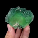 Natural Green Stepped Fluorite Mineral Specimen,High Quality Specimen,YAO GANG XIAN,HUNAN,CHINA(64*55*40mm) - image 1