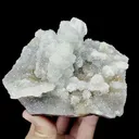 Natural Green Sugar Fluorite and Quartz Mineral Specimen,High Quality Specimen,FUJIAN,CHINA(113*100*70mm) - image 1