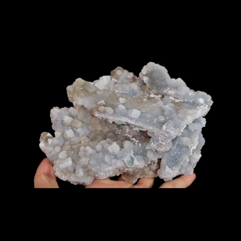 Natural Green Sugar Fluorite, Mineral Specimen:Fujian,China (190*130*80MM) - image 4