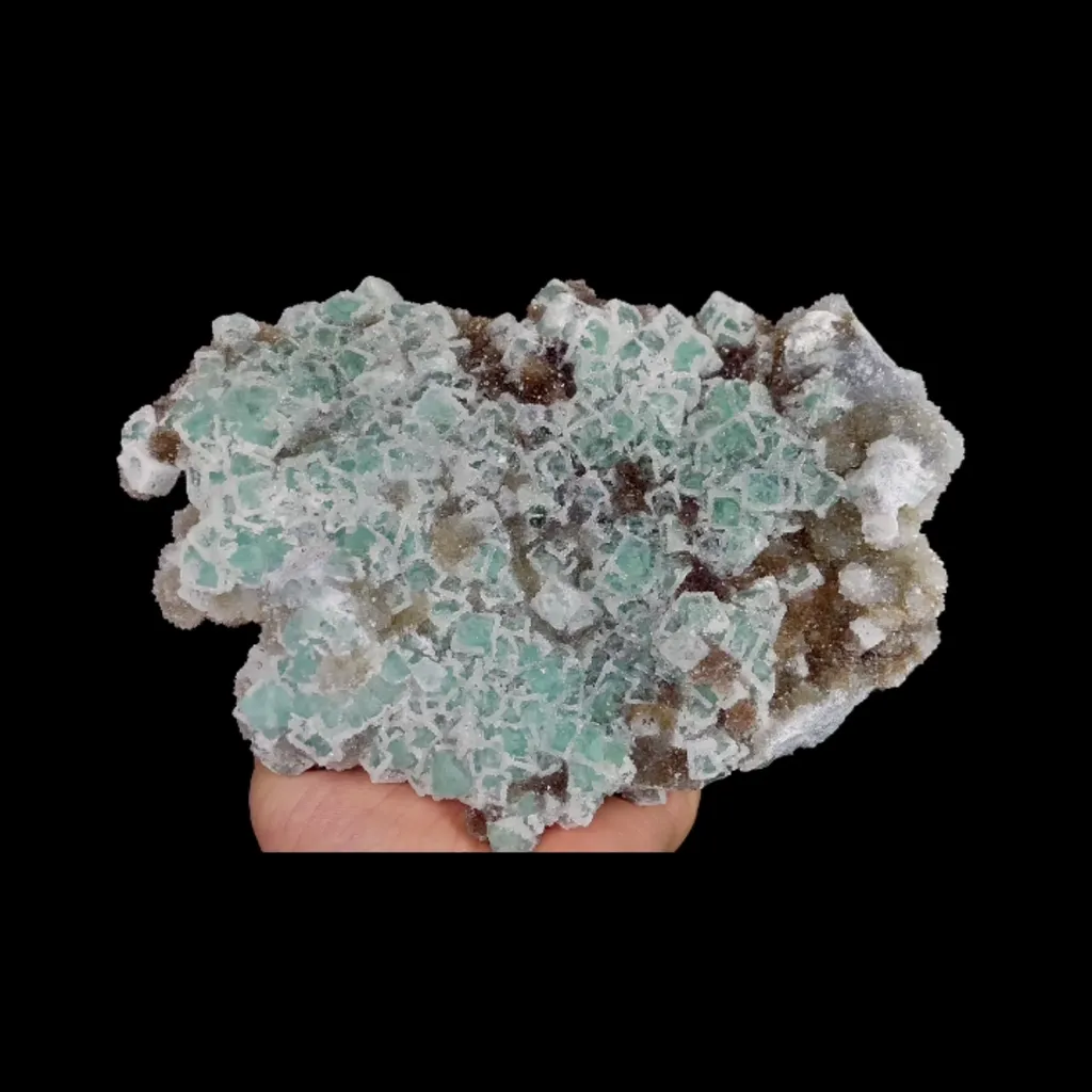 Natural Green Sugar Fluorite, Mineral Specimen:Fujian,China (190*130*80MM) - image 5
