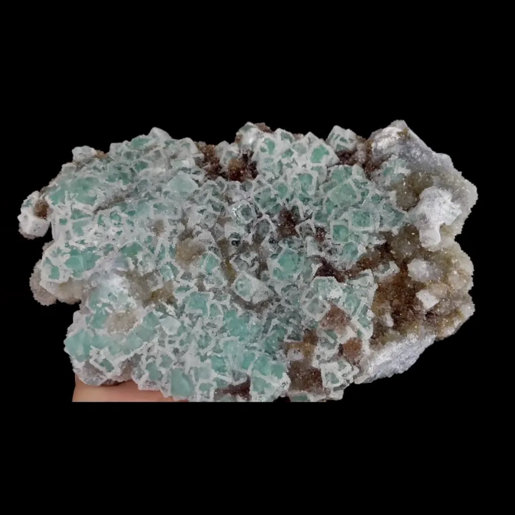 Natural Green Sugar Fluorite, Mineral Specimen:Fujian,China (190*130*80MM) - image 3