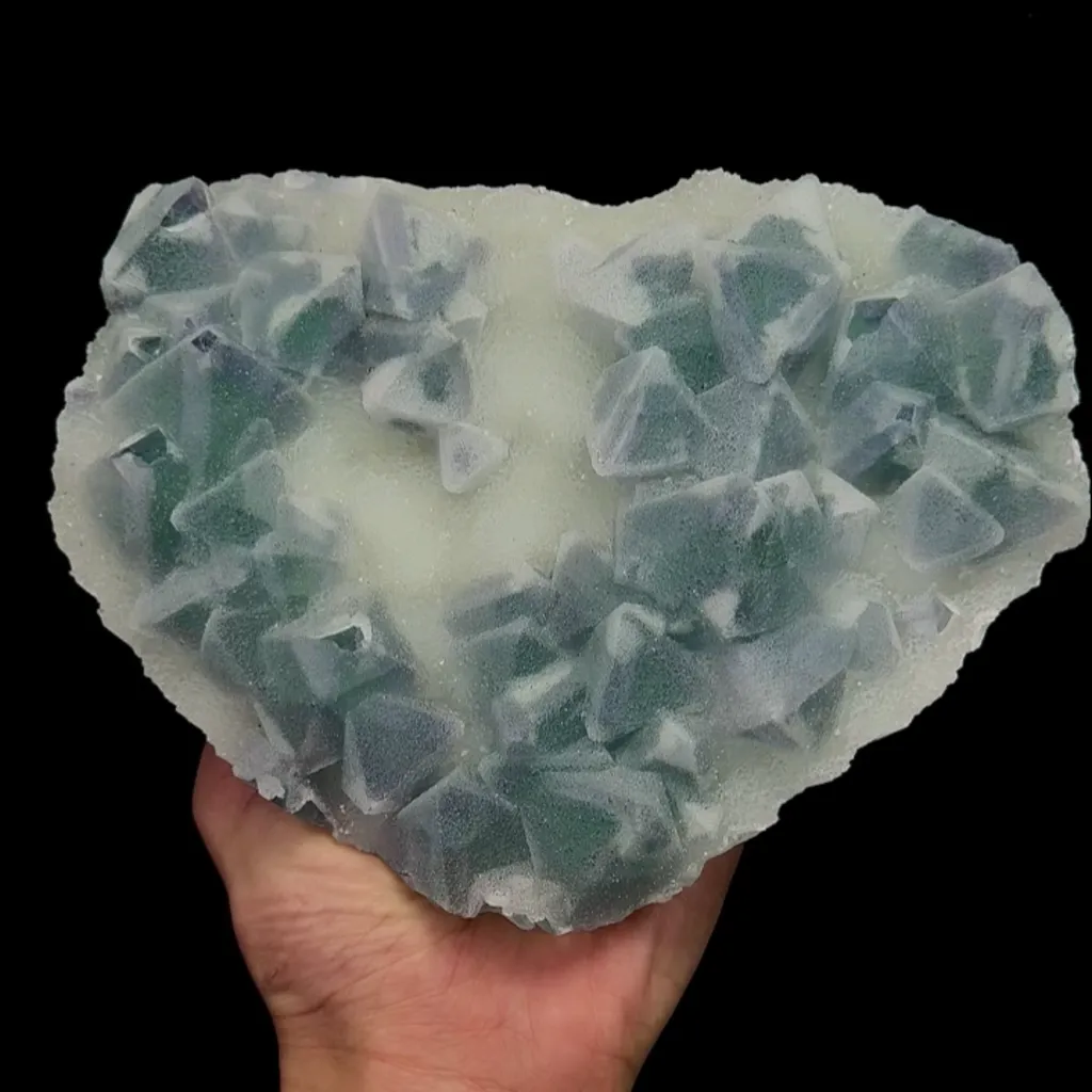 Natural Green Sugar Fluorite, Mineral Specimen:Fujian,China (190*140*50MM) - image 5