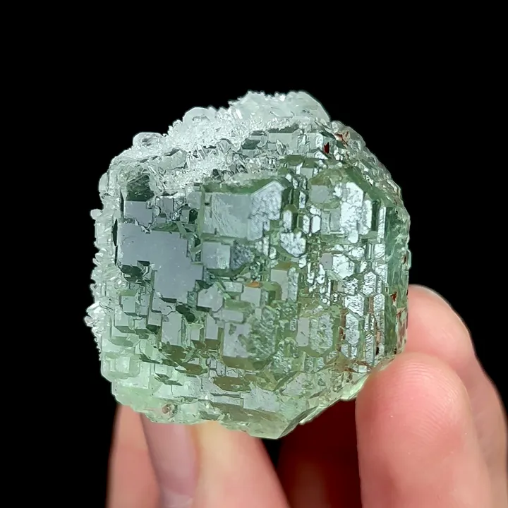 Natural Green Sugar Fluorite, Mineral Specimen:Fujian,China (30*40*35MM) image