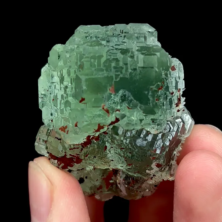 Natural Green Sugar Fluorite, Mineral Specimen:Fujian,China (30*40*35MM) - image 4