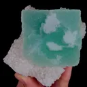 Natural Green Sugar Fluorite, Mineral Specimen:Fujian,China (85*110*60MM) - image 7