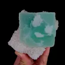 Natural Green Sugar Fluorite, Mineral Specimen:Fujian,China (85*110*60MM) - image 6