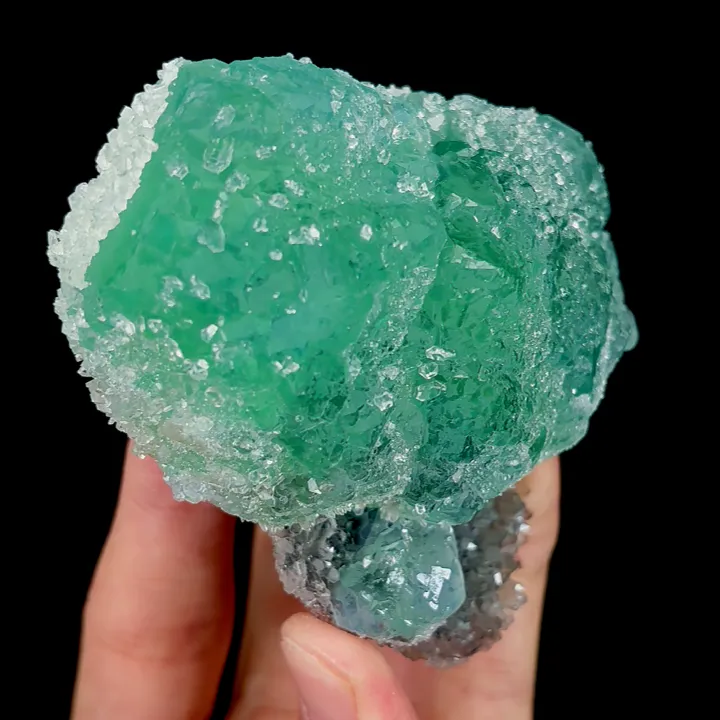 Natural Green Sugar Fluorite, Mineral Specimen:Fujian,China (90*80*45MM) - image 2