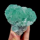 Natural Green Sugar Fluorite, Mineral Specimen:Fujian,China (90*80*45MM) - image 1