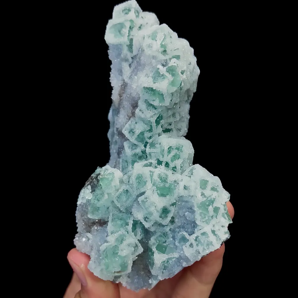 Natural Green Sugar Fluorite Mineral Specimen,High Quality Specimen,FUJIAN,CHINA(126*67*45mm) - image 3