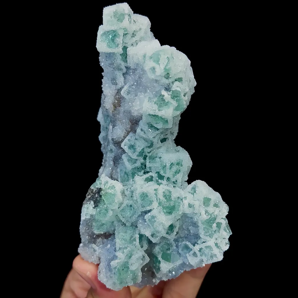 Natural Green Sugar Fluorite Mineral Specimen,High Quality Specimen,FUJIAN,CHINA(126*67*45mm) - image 4