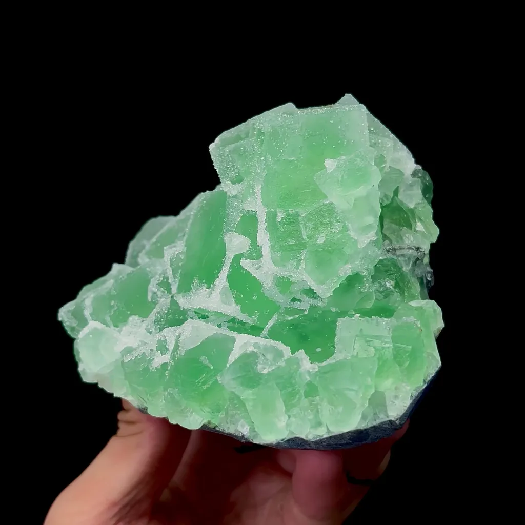 Natural Green Sugar Fluorite Mineral Specimen,High Quality Specimen,FUJIAN,CHINA(127*96*70mm) - image 2
